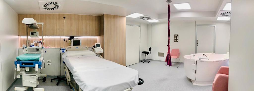 Foto del área de maternidad del Hospital Quirónsalud Santa Cristina