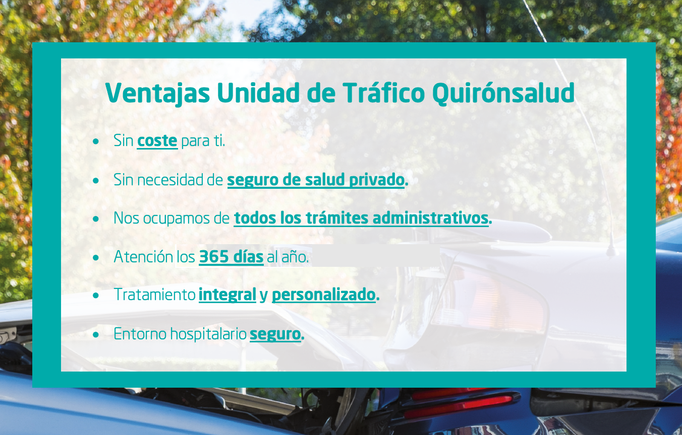 Unidad Tráfico Quirónsalud alicante