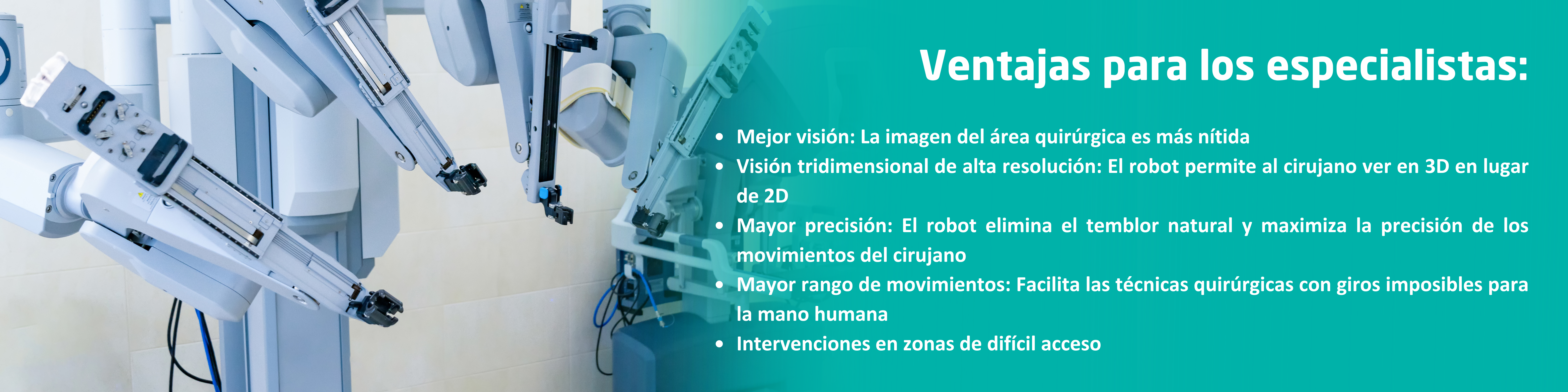 Ventajas para los especialistas