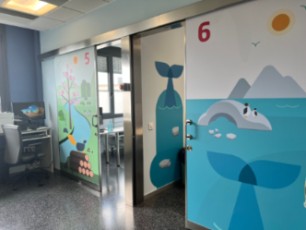Boxes de pediatría del Hospital Quirónsalud Bizkaia