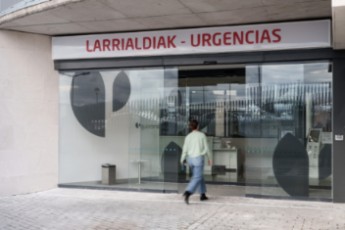 Entrada a las urgencias del Hospital Quirónsalud Bizkaia