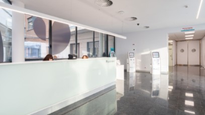 Admisión urgencias del Hospital Quirónsalud Bizkaia