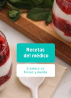 Postre de fresa. Este enlace se abrirá en una ventana nueva