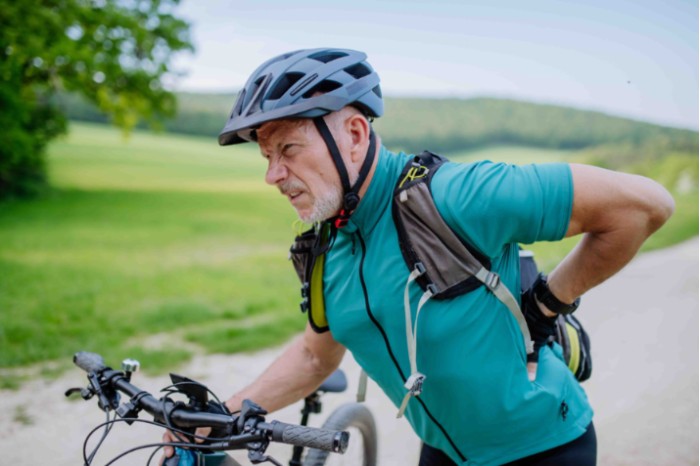 Dolor de espalda en ciclistas