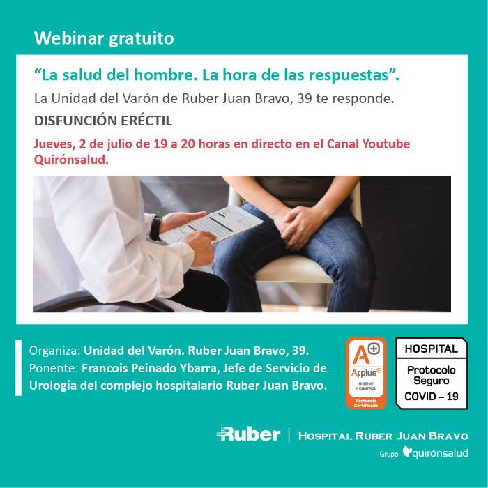 Webinar disfunción eréctil