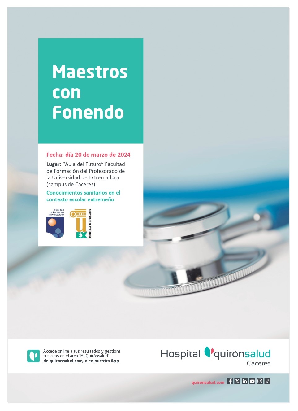 Maestros con Fonendo Cáceres
