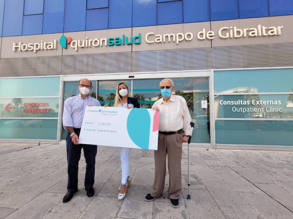 donacion banco de alimentos quironsalud campo de gibraltar