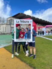 Parte del equipo de Quirónsalud Ciudad Real participante en la Carrera