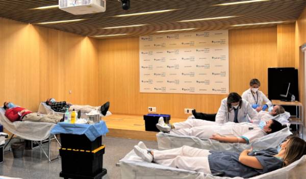 Jornada de donación de sangre.