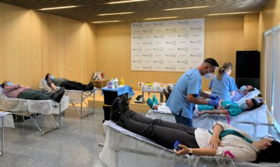 Jornada de donación de sangre en el Hospital Quirónsalud Córdoba.