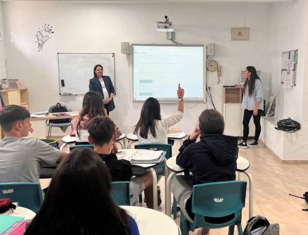 Alba Jurado, durante un taller de salud mental de Stay Healthy.
