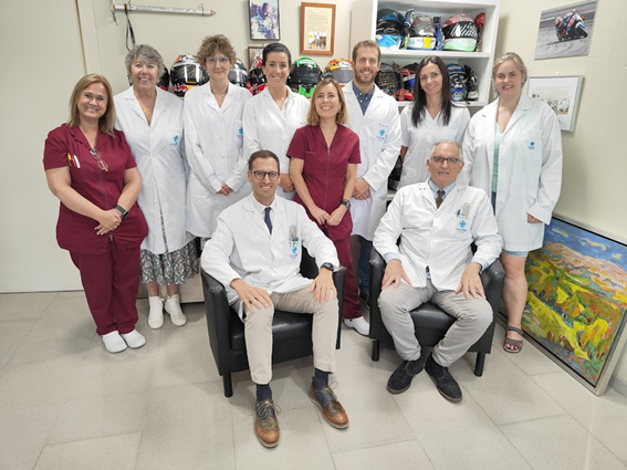 equipo unidad de la mano