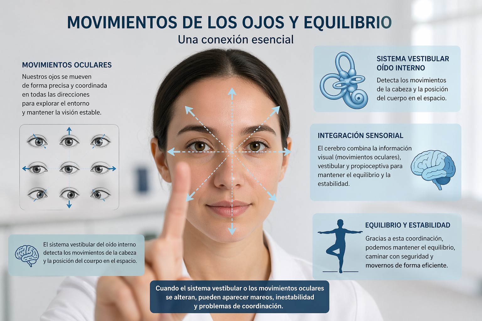 MOVIMIENTOS DE LOS OJOS Y EQUILIBRIO