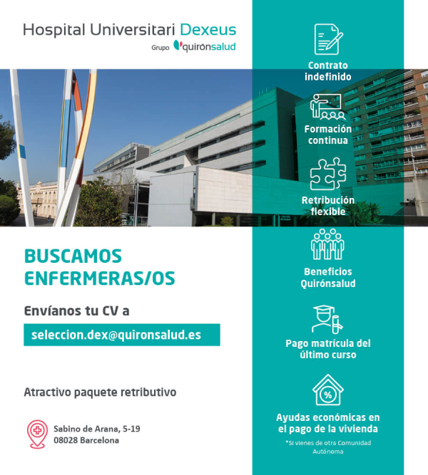 Trabajar como enfermera en el Hospital Universitari Dexeus