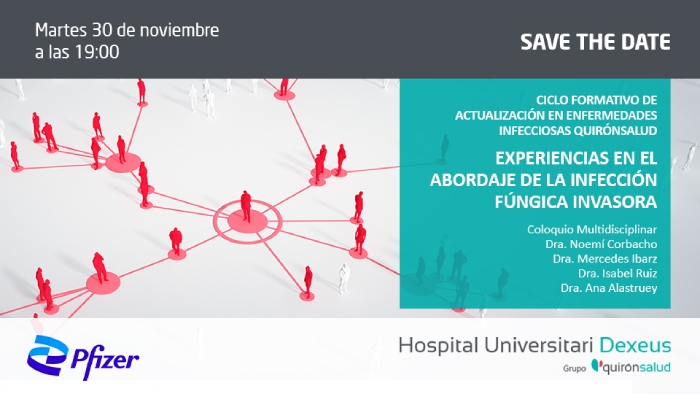 Save the date Enfermedades Infecciosas Dexeus BCN