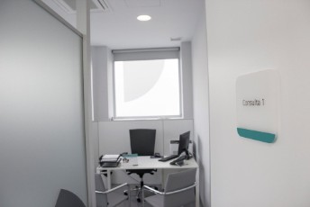 Vista del interior de una consulta del Centro Médico