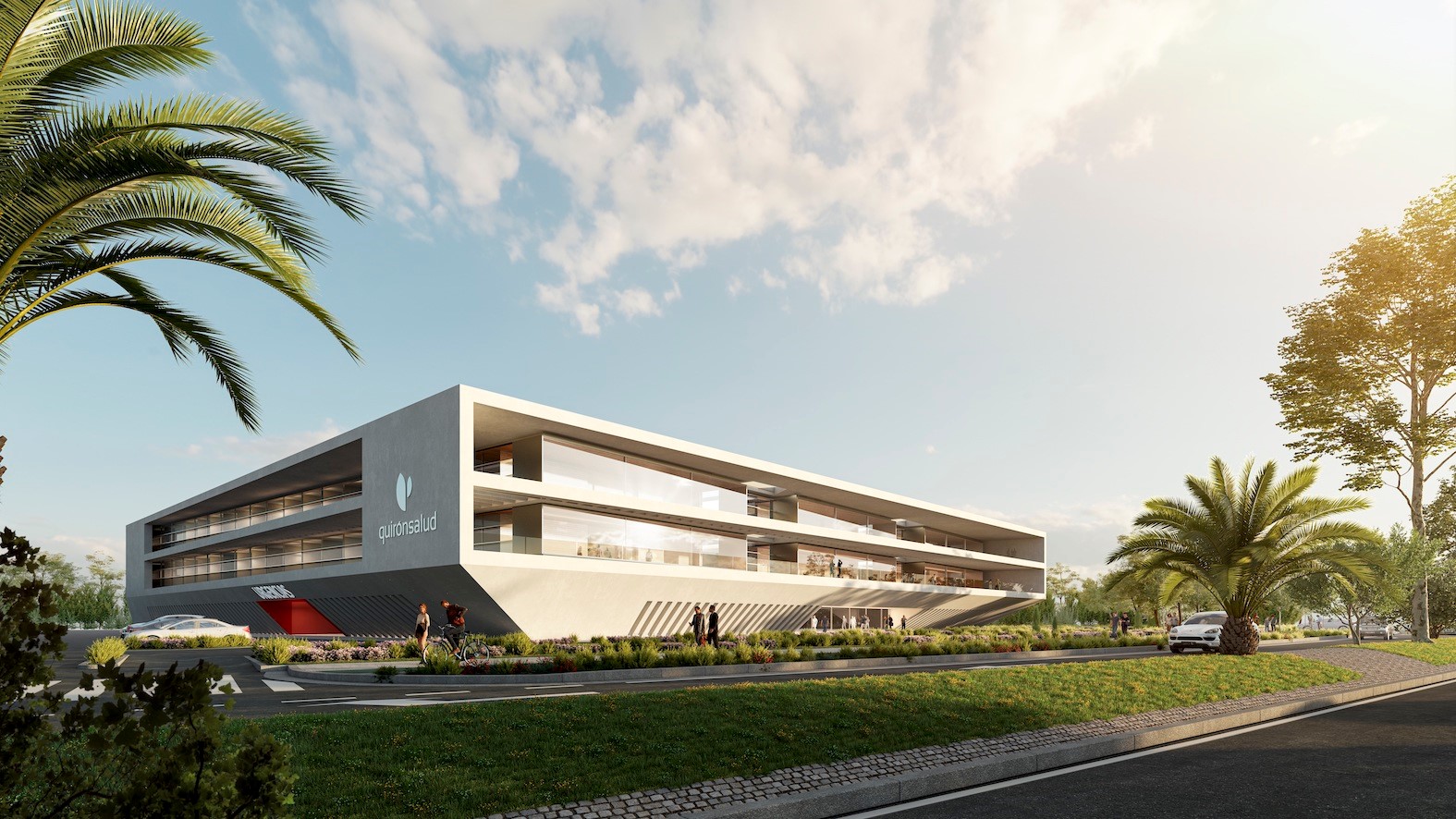 Fachada Nuevo Hospital QS Badajoz