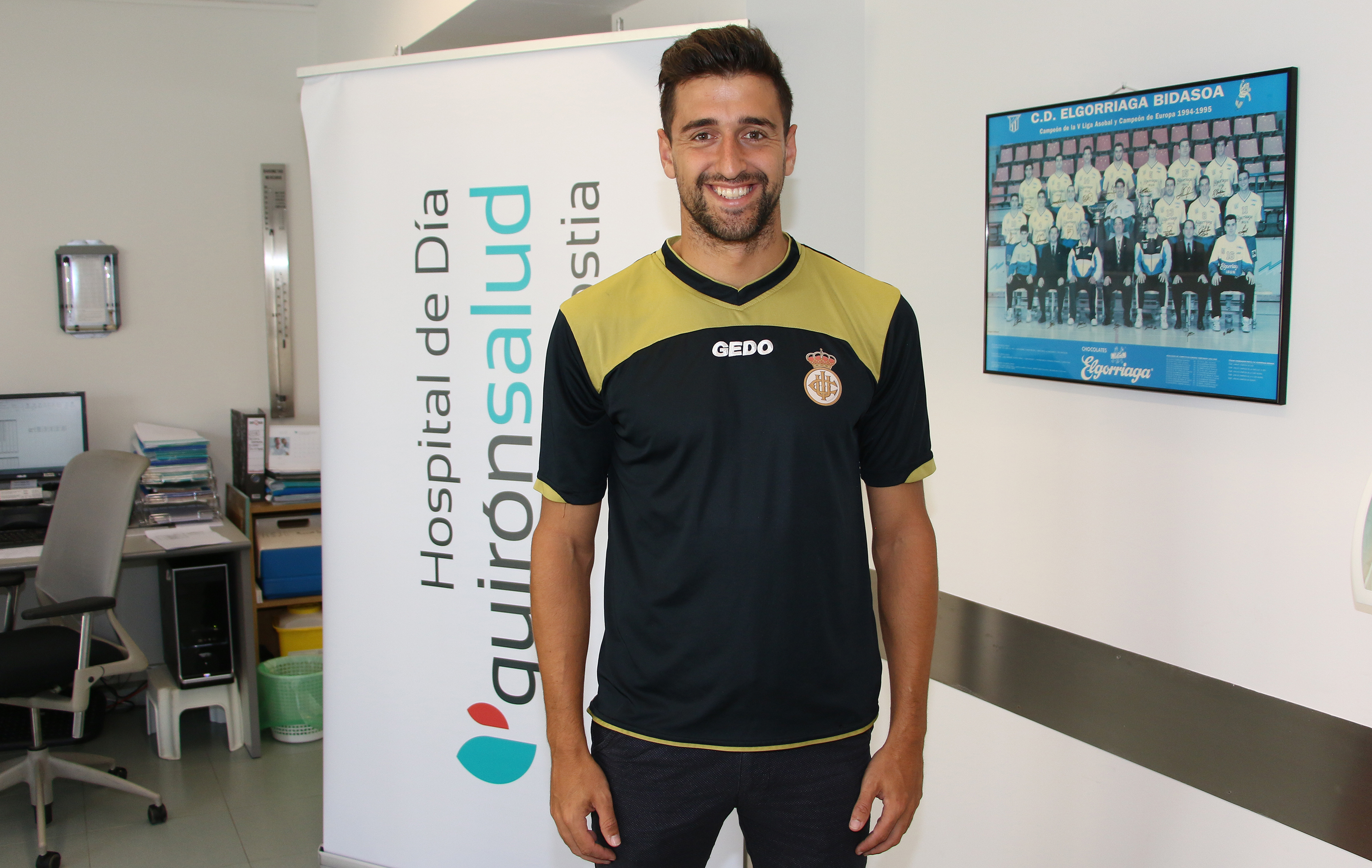 Mikel Orbegozo, delantero Real Unión - Reconocimiento HDQSD