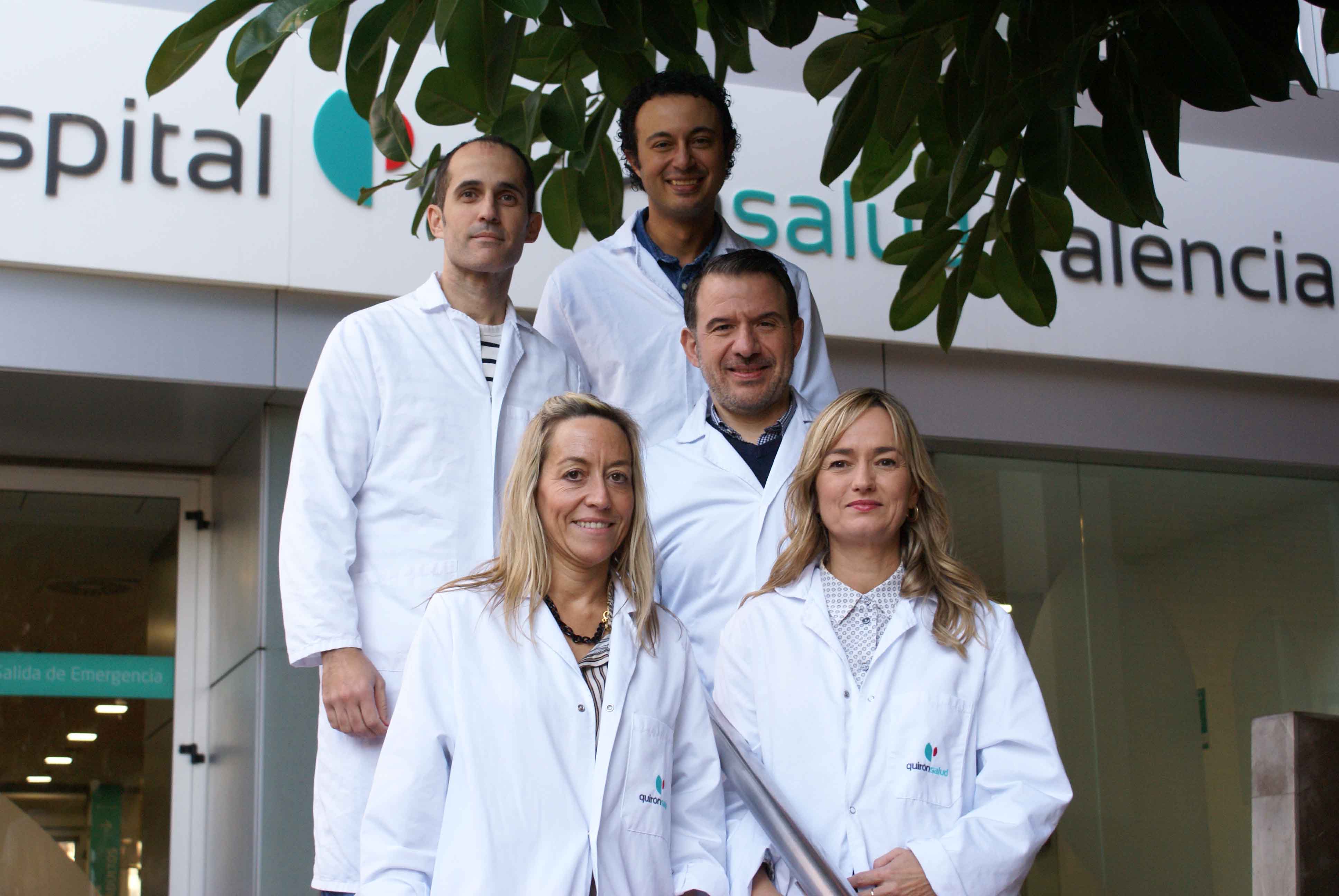El equipo de nefrología del Hospital Quirónsalud Valencia y Centro Médico Quirónsalud Mercado de Colón