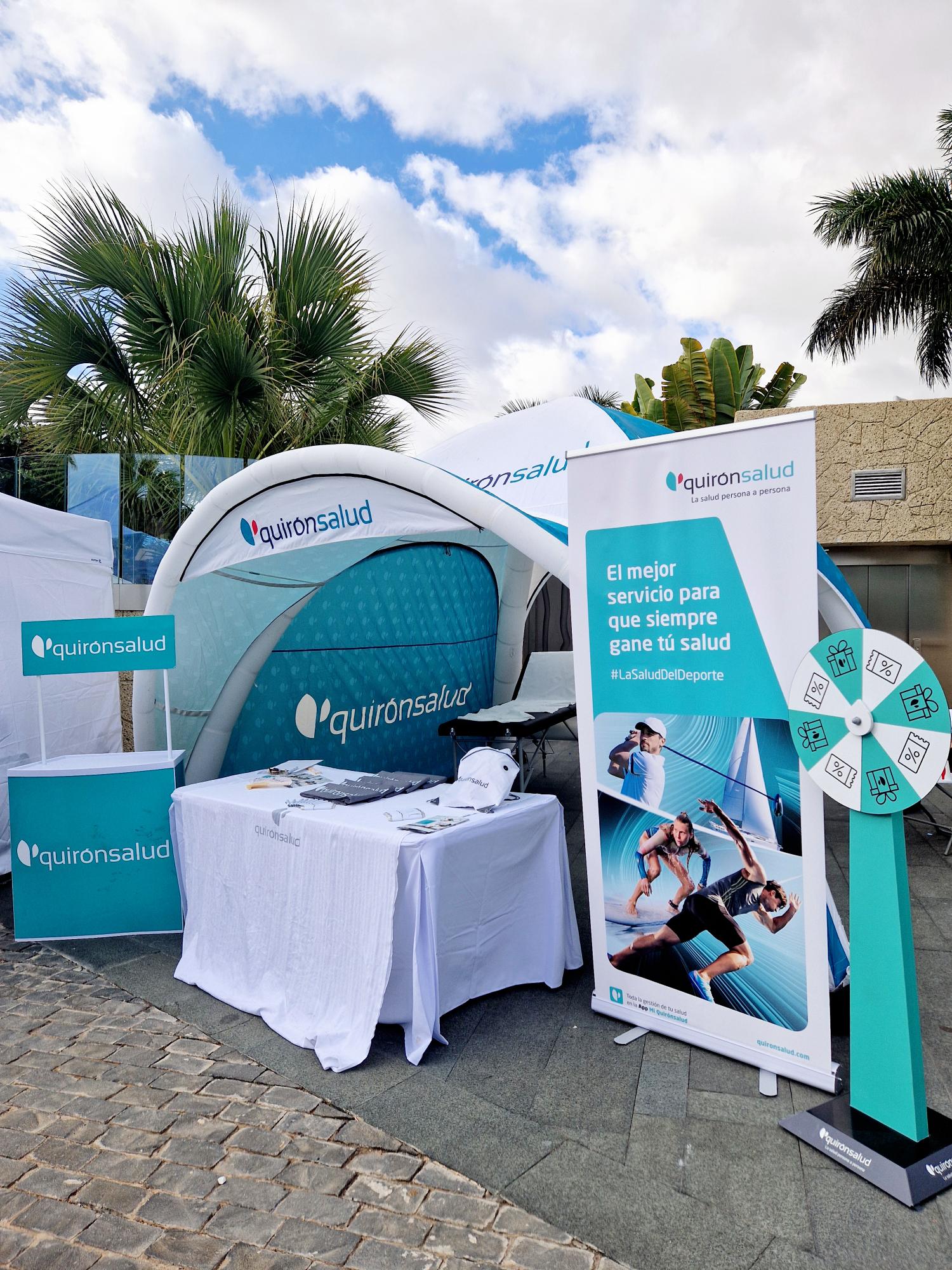 Imagen del stand Quirónsalud para la carrera