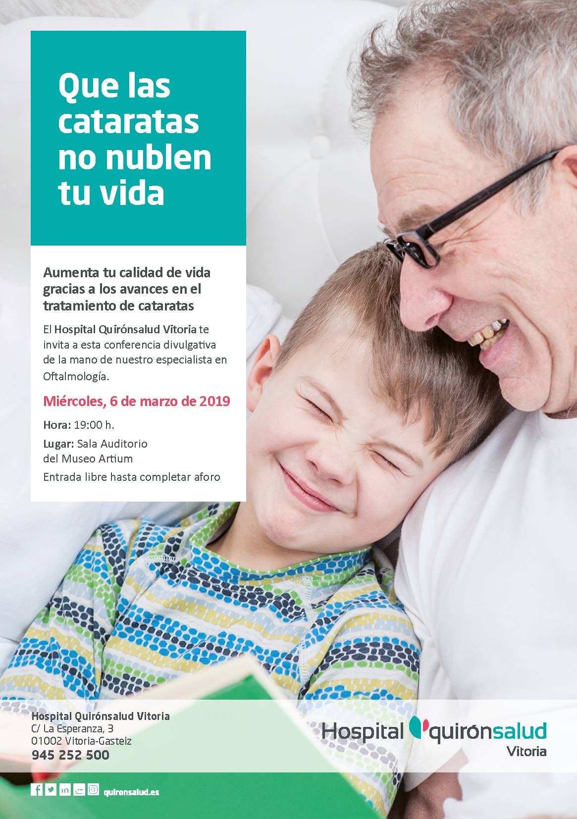 20190222Flyer A5 Charla Oftalmologia VITORIA