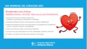 2021 10 05 El HUIE celebró con un encuentro divulgativo online con motivo del Día Mundial del Corazón
