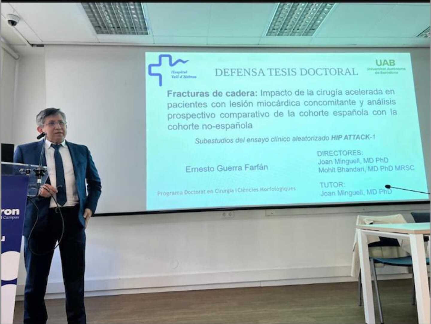 Dr Ernesto Guerra Farfan defensa tesis doctoral