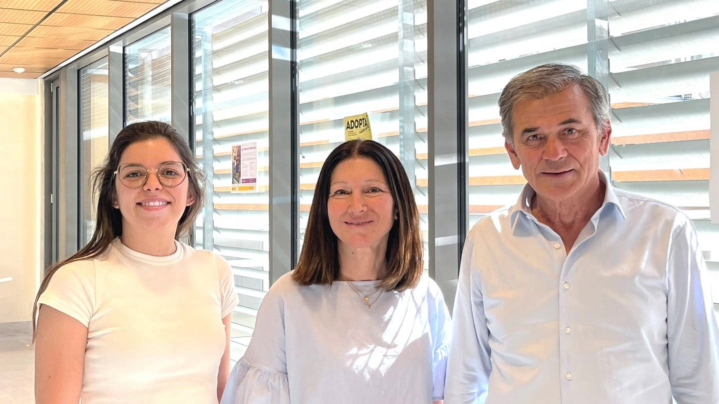 De izda. a dcha, Marta Pérez-Rodríguez, Paula Río y Juan A. Bueren, investigadores del CIEMAT, el CIBERER y el IIS-FJD participantes en el estudio
