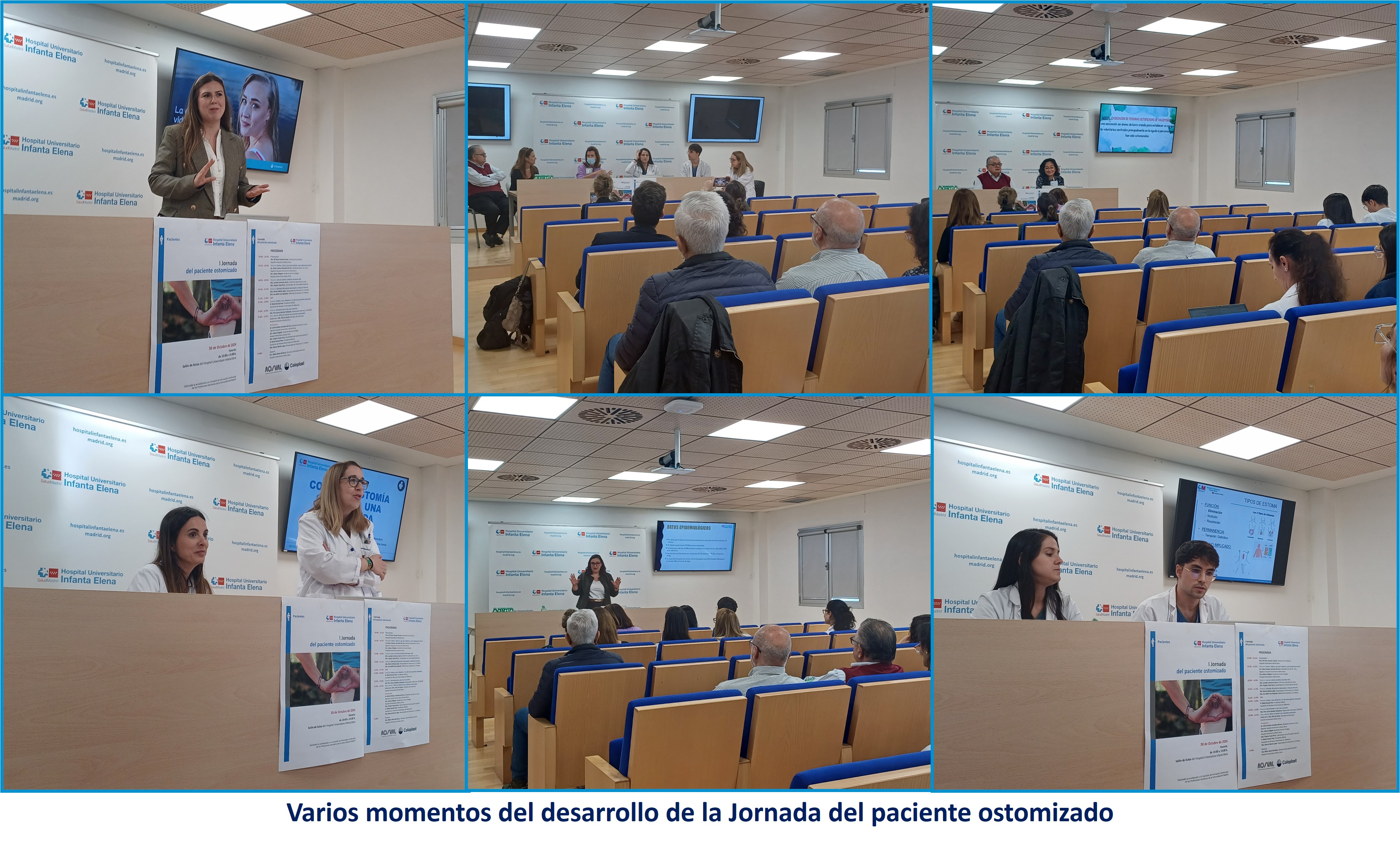 2024 11 26 Varios momentos del desarrollo de la Jornada del paciente ostomizado