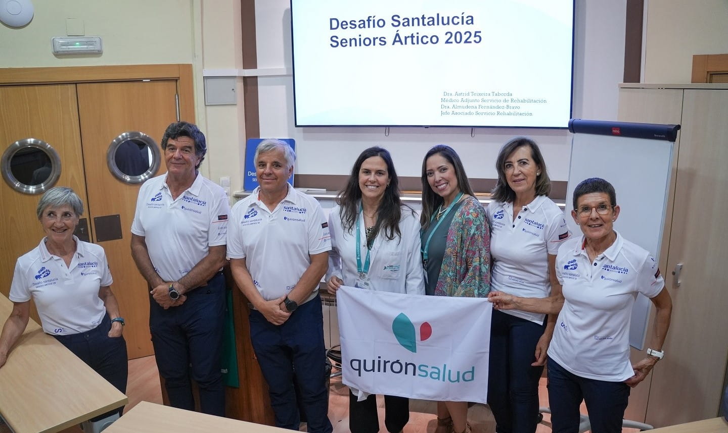 La Fundación Jiménez Díaz prepara a los participantes del Desafío Santalucía Seniors 2025 para afrontar con salud y seguridad su expedición al Ártico