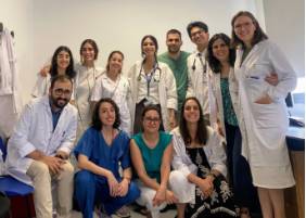 Equipo del Servicio de Aparato Digestivo del Hospital Universitario Infanta Elena
