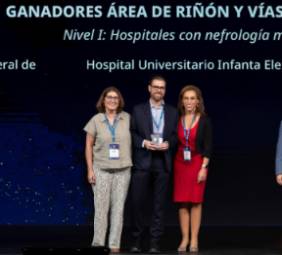 Premio Top 20 en el Área de Riñón y Vías Urinarias para el HUIE