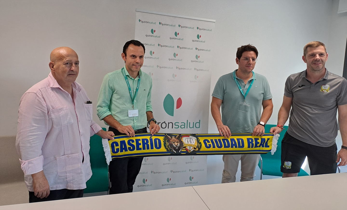 Presentación en el Hospital Quirónsalud Ciudad Real como servicio medico oficial BM Caserío