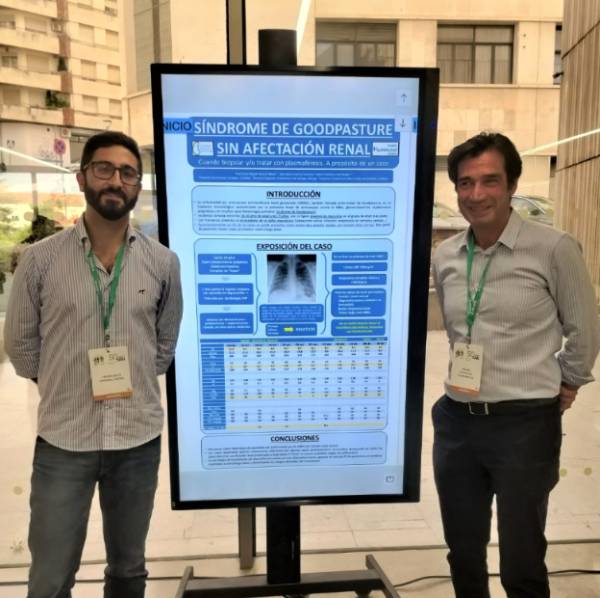 De izquierda a derecha, los doctores Amaral-Neiva y Espinosa.