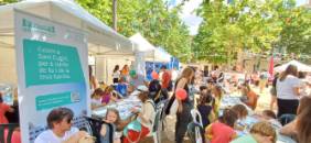 Concurso infantil de dibujo en la fiesta de TOT Sant Cugat