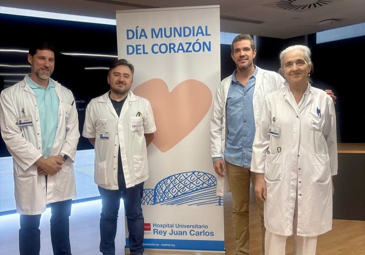 Profesionales del HURJC organizadores de la jornada
