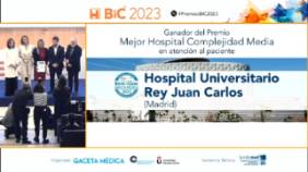 Premio BiC al Mejor Hospital de Complejidad Media, para el Hospital Universitario Rey Juan Carlos
