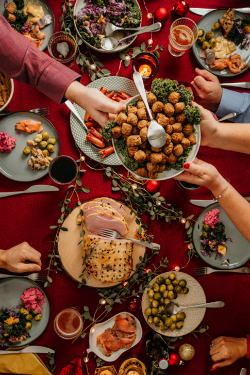 Navidad y comidas copiosas