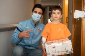 CE Sabadell en el Hospital Universitari General de Catalunya