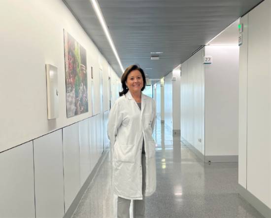 La doctora María Jesús Rubio, jefa de servicio de Oncología Medica.