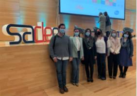 Alexia Sánchez junto a los profesionales del Hospital Quirónsalud Córdoba participantes en el congreso.