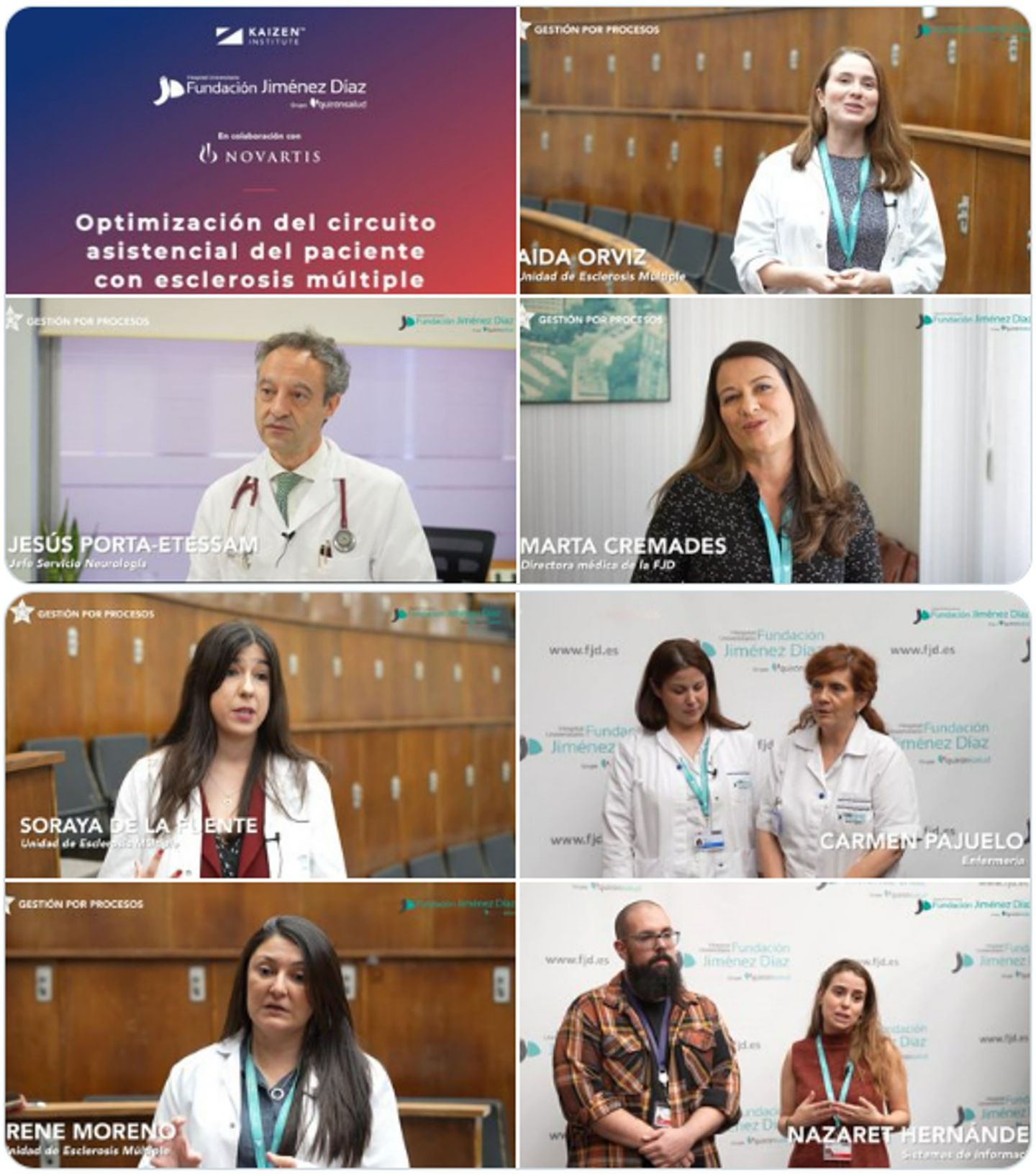 Varios momentos del vídeo de presentación del proyecto premiado