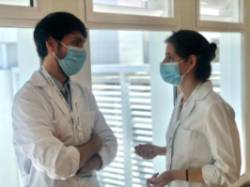 Los doctores Pablo Rodríguez y Beatriz Albarracín