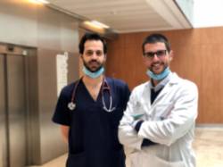 Los doctores José Morgado y Carlos Bäzner