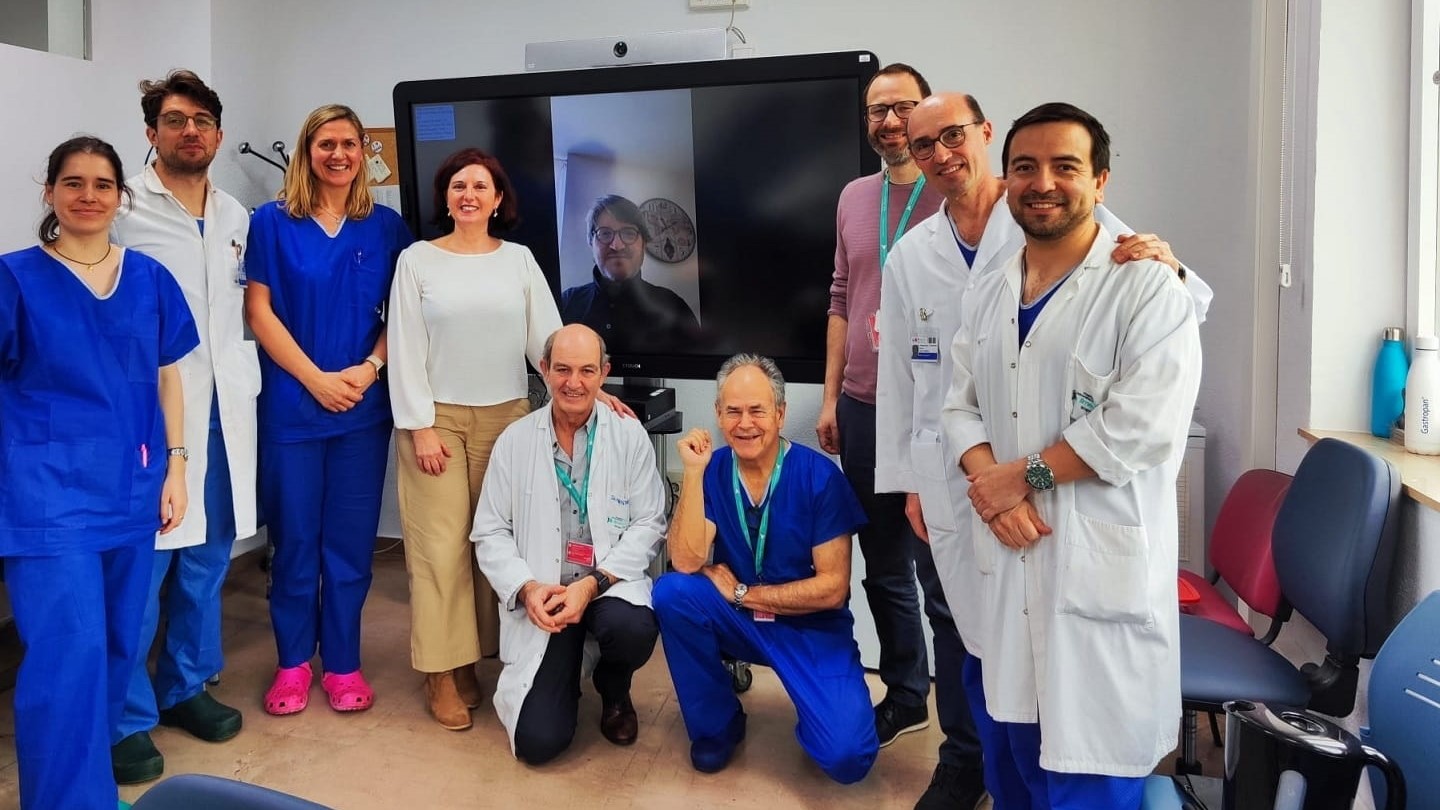 Miembros de la Unidad de Coloproctología de la FJD