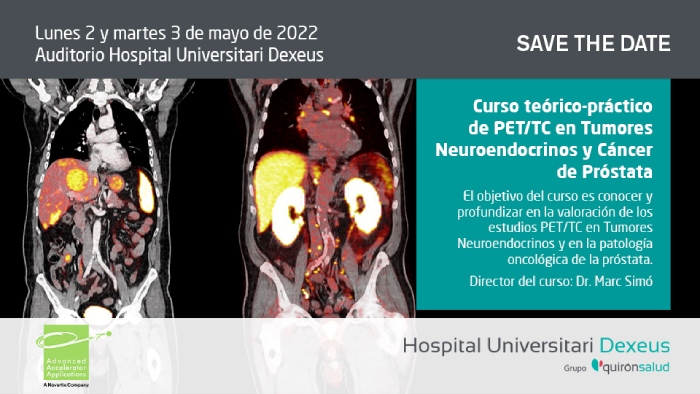 Save the Date Curso Tumores neuroendocrinos DEXEUS BCN