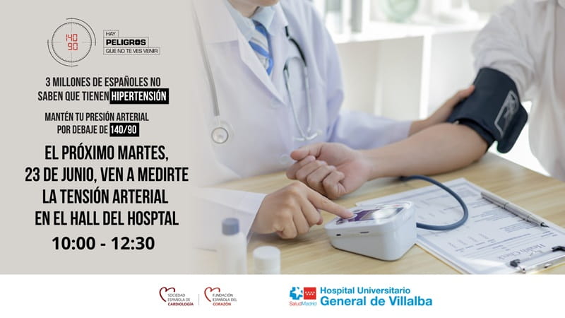 Campaña de concienciación sobre la Hipertensión en colaboración con la Federación Española del Corazón