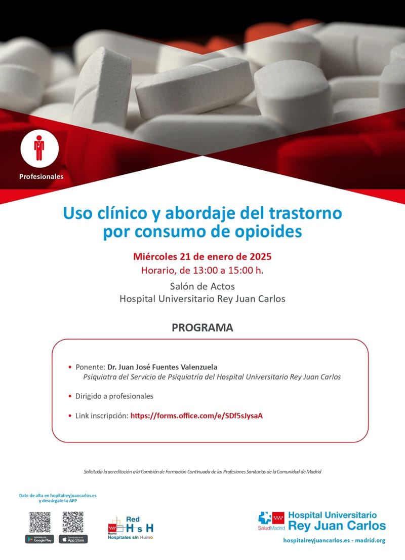 Curso Uso clínico y abordaje del trastorno por consumo de opioides
