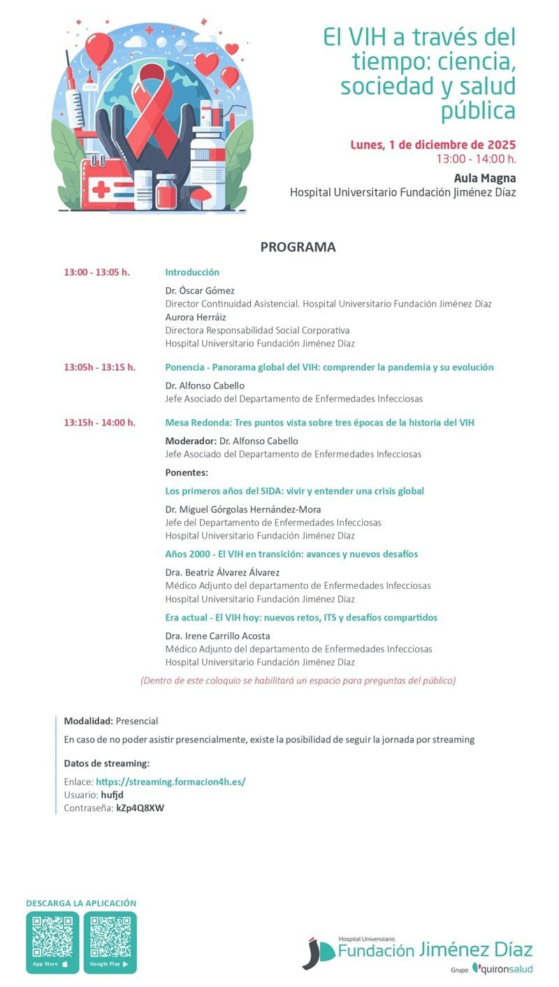 Día Mundial del Sida: El VIH a través del tiempo: ciencia, sociedad y salud pública