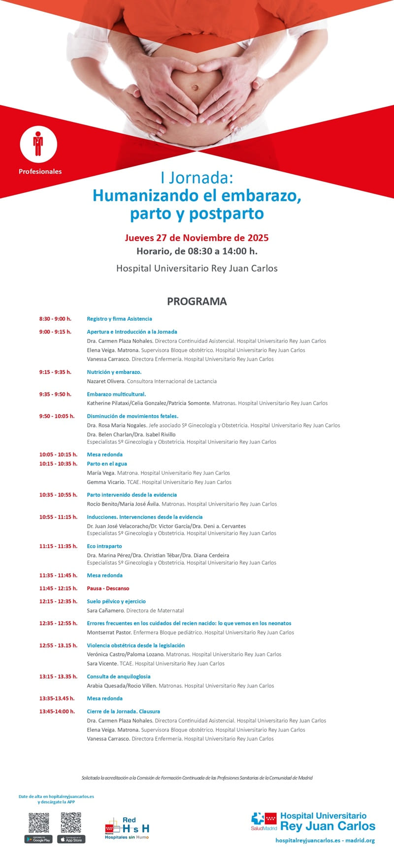 I Jornada Humanizando el embarazo, parto y postparto